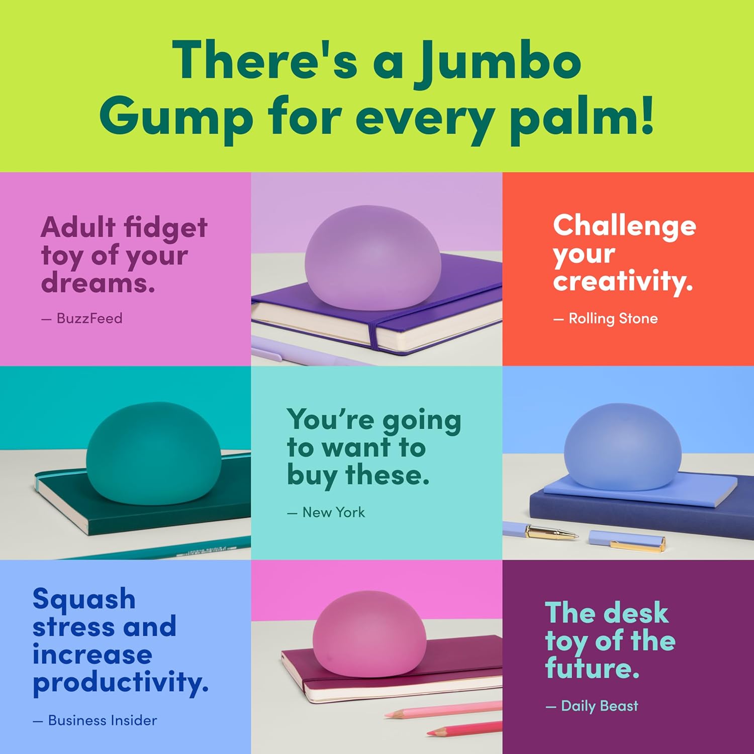 SPEKS Jumbo Gump - The Memory Gel Stress Ball
